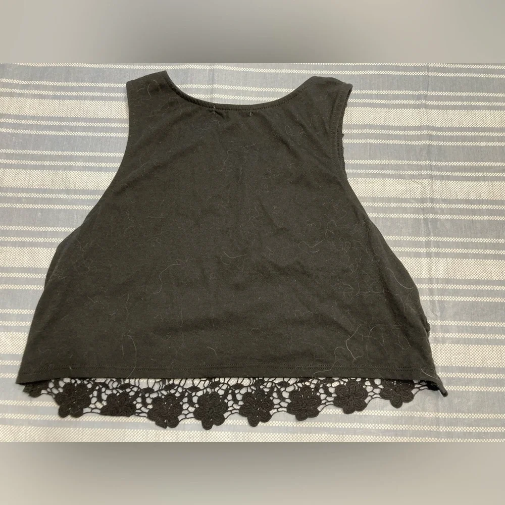 💛TODAY***$15***Active black lace crop top. - Picture 5 of 5